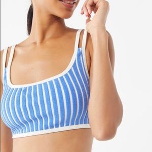 Out From Under Sport Stripe Bikini Top